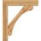 Ekena Millwork Legacy Block Rough Sawn Bracket w/ Offset Brace, Western Red Cedar, 8"W x 42"D x 48"H BKT0806X42X48LEC05RWR - alternate 3